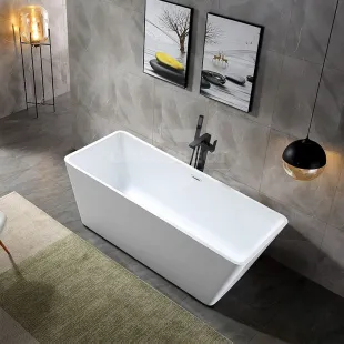 Chinese Wholesale Acrylic Material Free Standing Bathtub Bath Tub In Stock Tub Suppliers