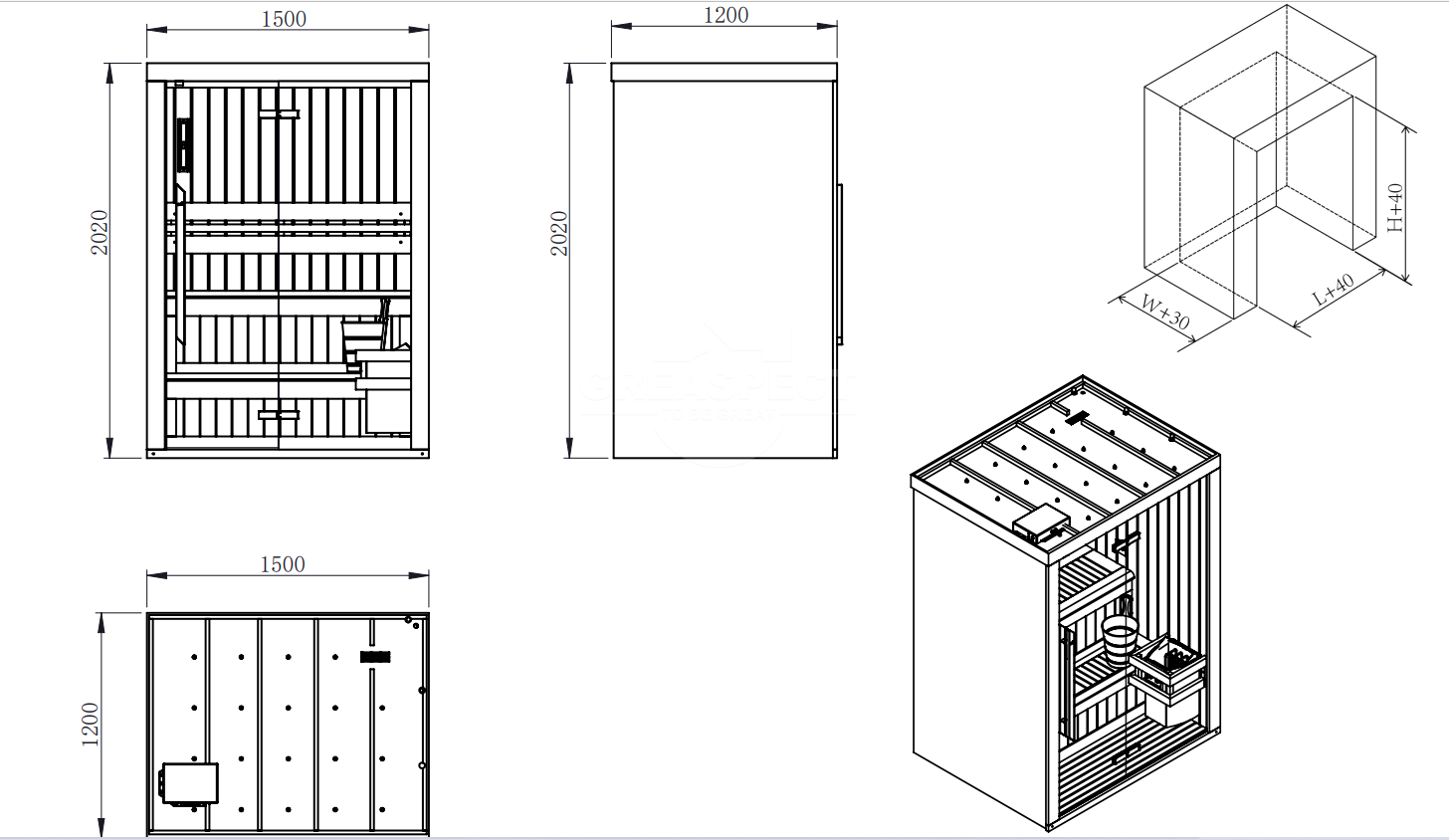 New design sauna steam room discount price
