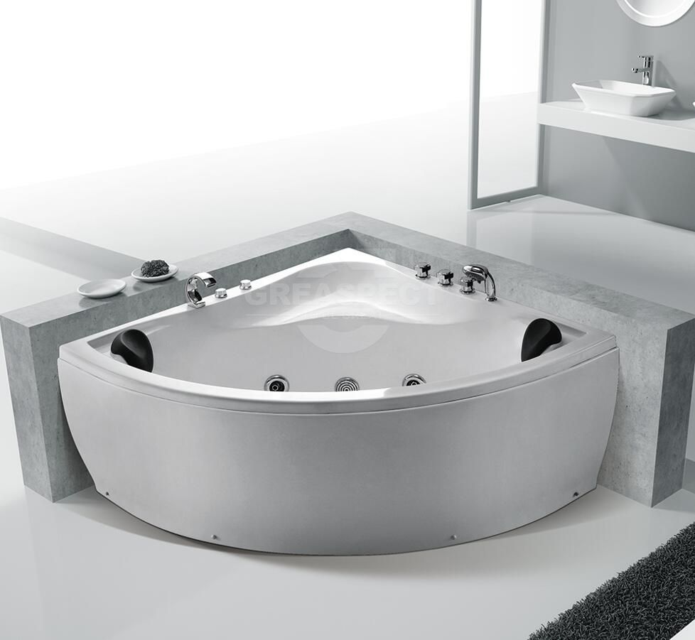 China whirpools spa jacuzzi corner bathtub discount