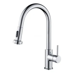 CUPC single handle pull-down kitchen faucet factory