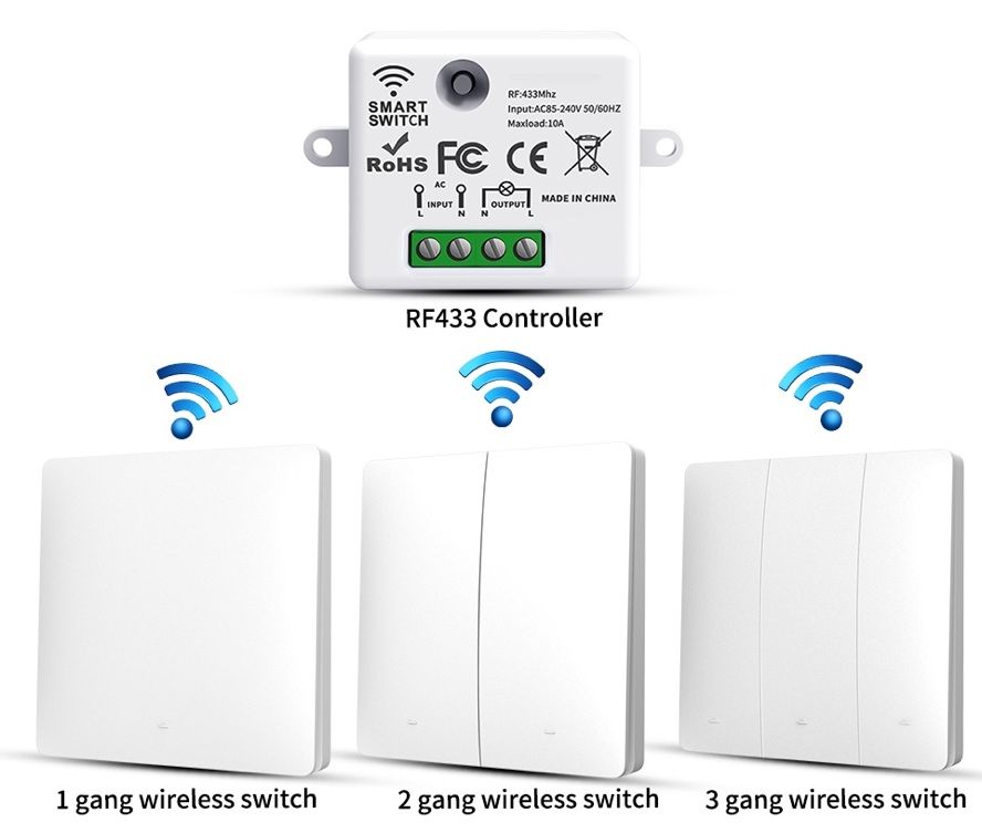 Self Powered Wireless Smart Switch