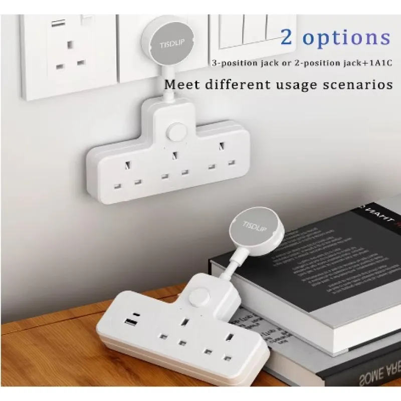 Conversion Socket Usb 2 & 3way Conversion Socket