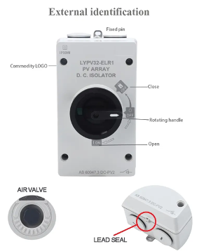 DC Isolator For Solar installation