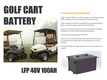 Golf Cart Battery Application