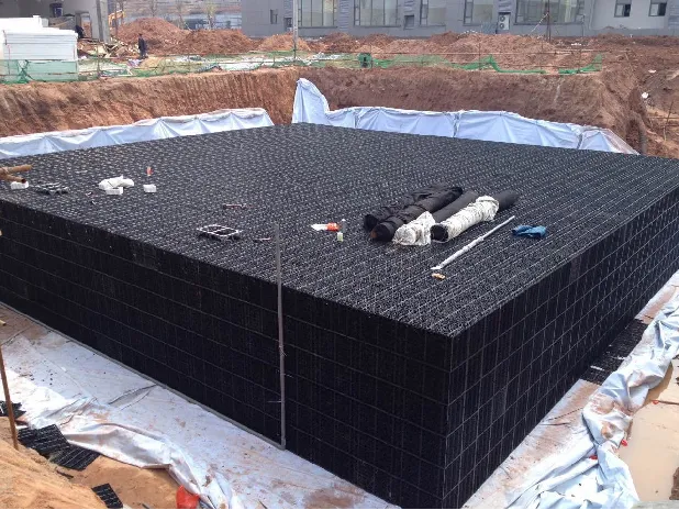 flexible rectangular stormwater module solutions... Stormwater Storage Modules - EcoGeoX