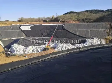 PET Continuous Filament Non Woven Geotextile and Triplanar Geonet for Landfill Project
