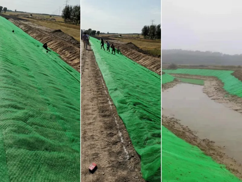 Application of Erosion Control Mat