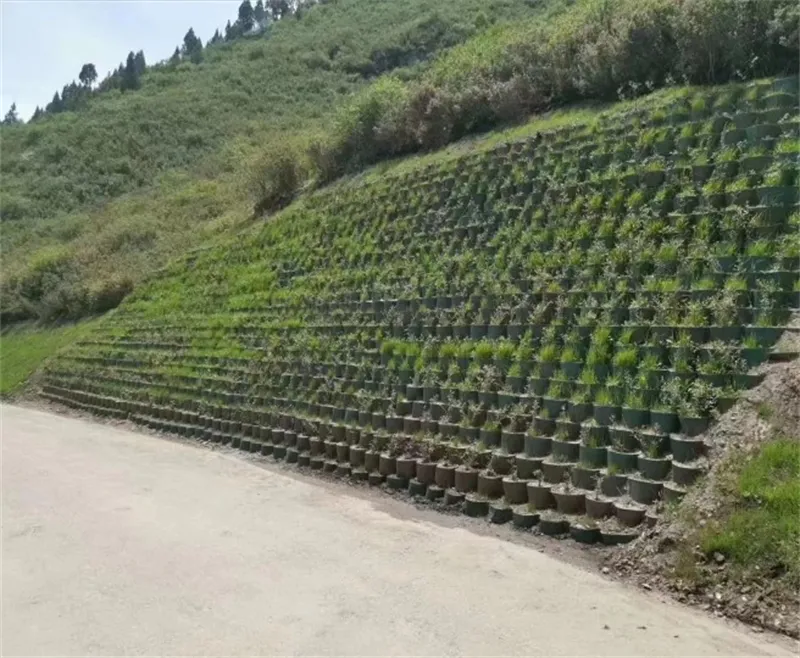 Geocell Application Geocell for Slope Protection - EcoGeoX