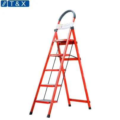 Folding Step Ladder For  Home Iron Ladder