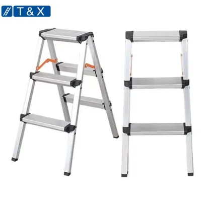 foldable aluminum ladder outdoor folding stairs