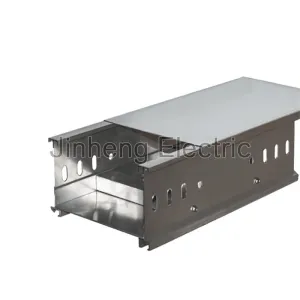 Outdoor waterproof alluminum alloy cable trunking tray with cover