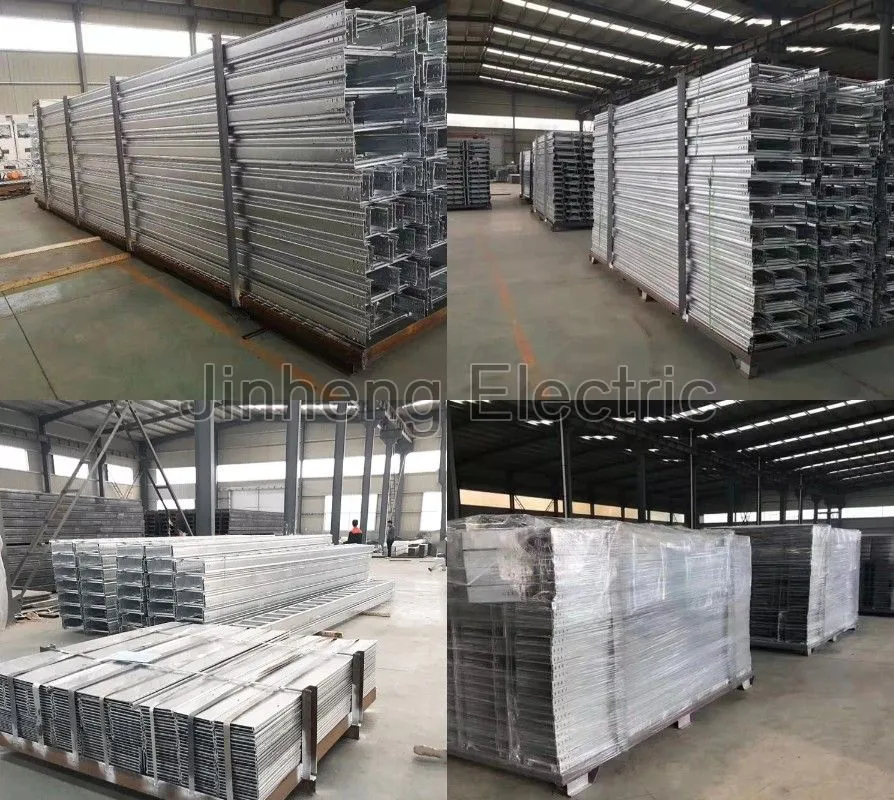 Outdoor hot dip galvanized steel cable ladder