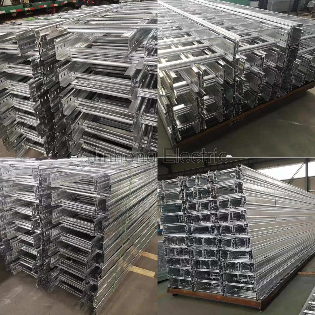 Outdoor hot dip galvanized steel cable ladder