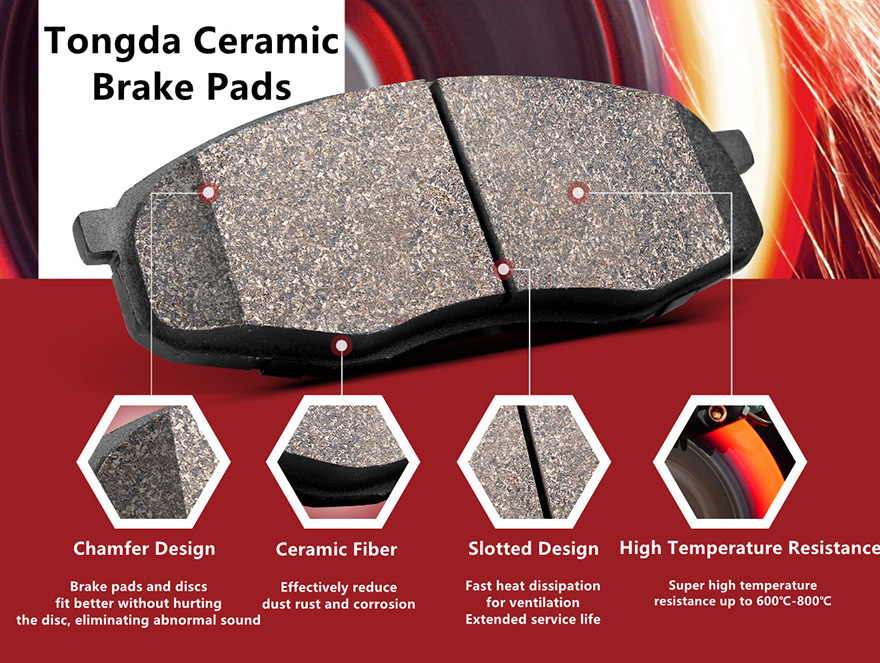 D976 D2228M 04465-35290 High Quality Auto Brake Pads for LEXUS TOYOTA