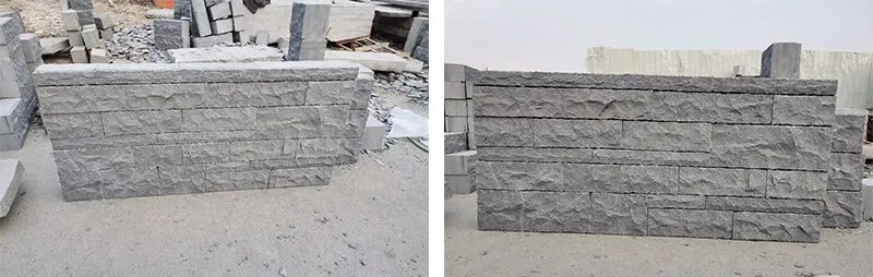 G654 Padang Dark Granite Wall Blocks