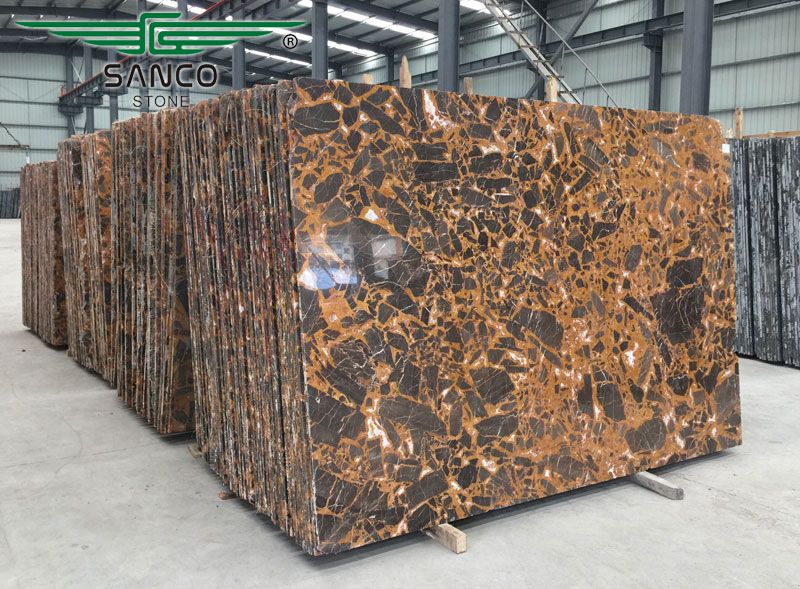 China Golden Portoro Marble