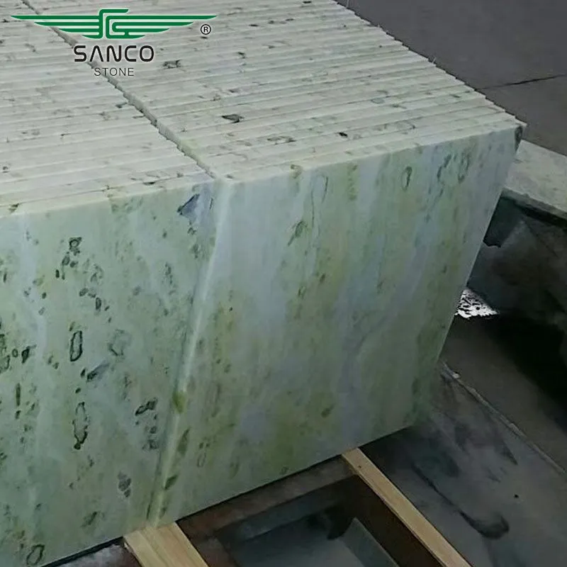 Royal Emerald Green Marble Tiles For Sale