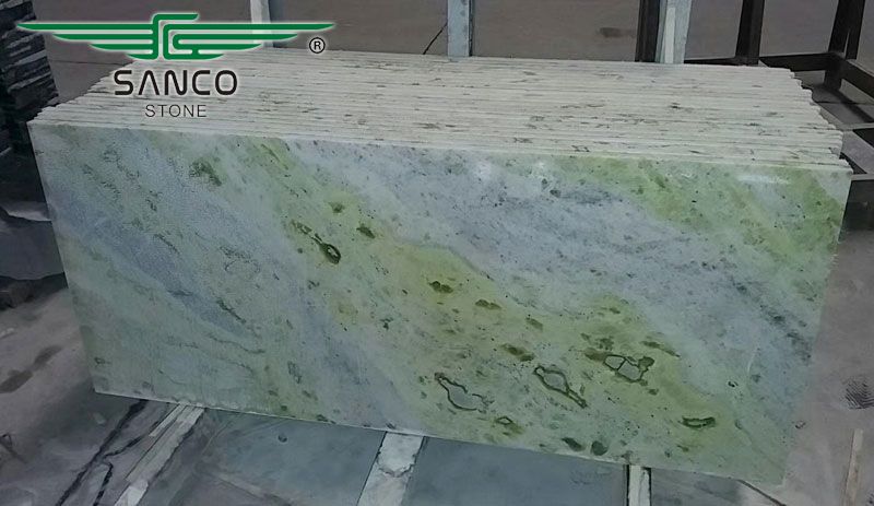 Royal Emerald Green Marble Tiles For Sale