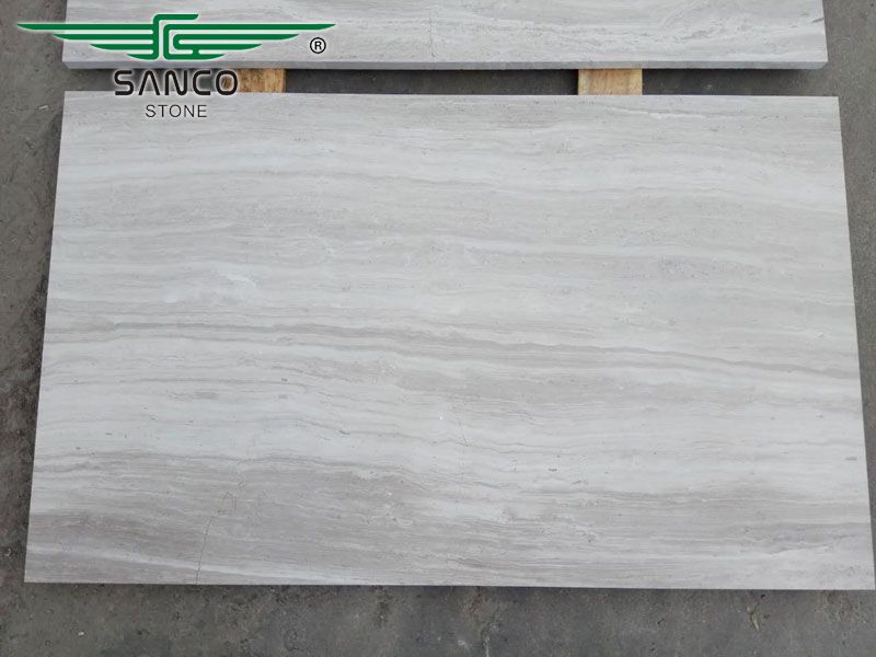 Wooden White Marble Polished tiles