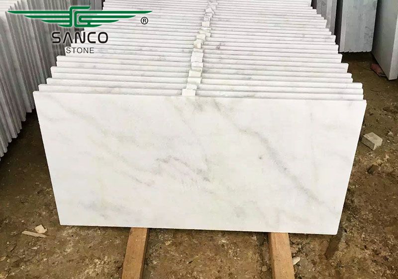 Cheap White Marble China Carrara white 12'x24' Tiles For Sale