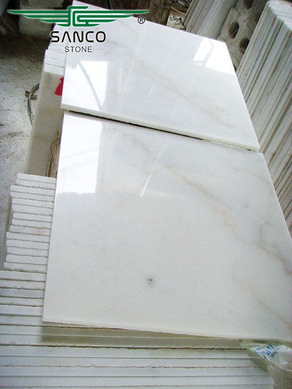 Natural Marble 60x60 cm Chinese Guangxi White Floor Tiles