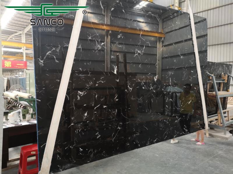 Ice Black Marble