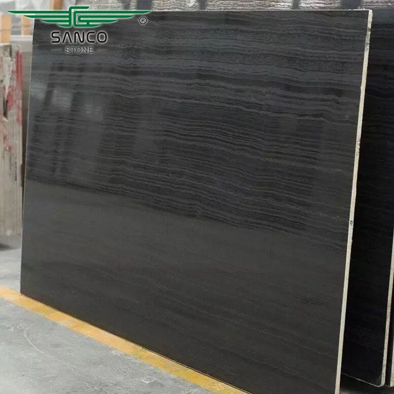 Royal Black Wooden Marble