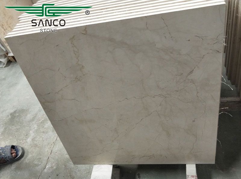 Chinese Factory Produces Crystal Rose Marble Tiles