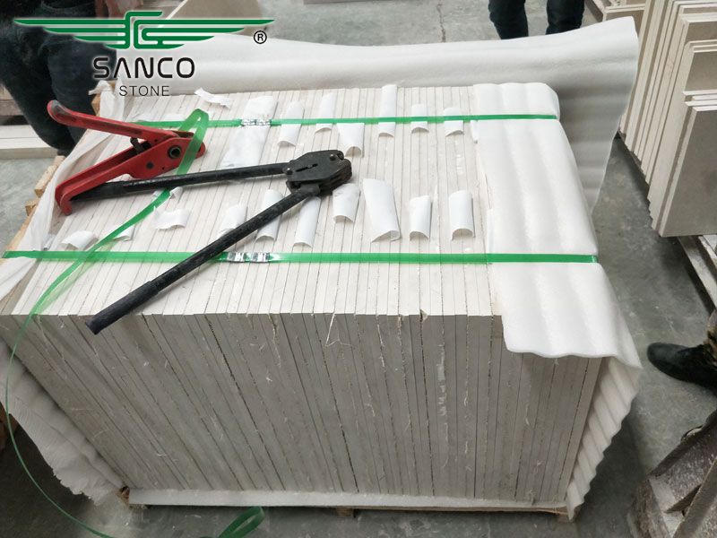 Chinese Factory Produces Crystal Rose Marble Tiles