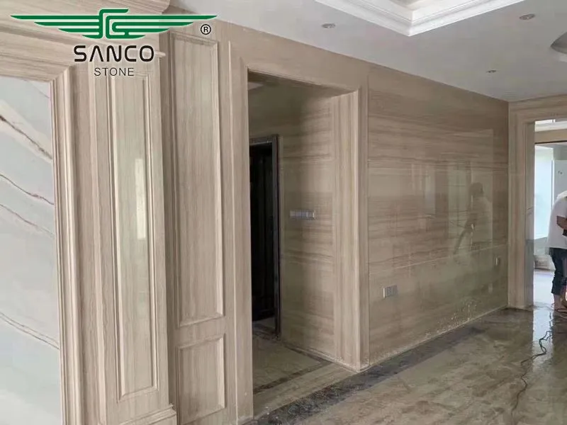 Italian Wood Grain Decorative Effect Of Private Residence