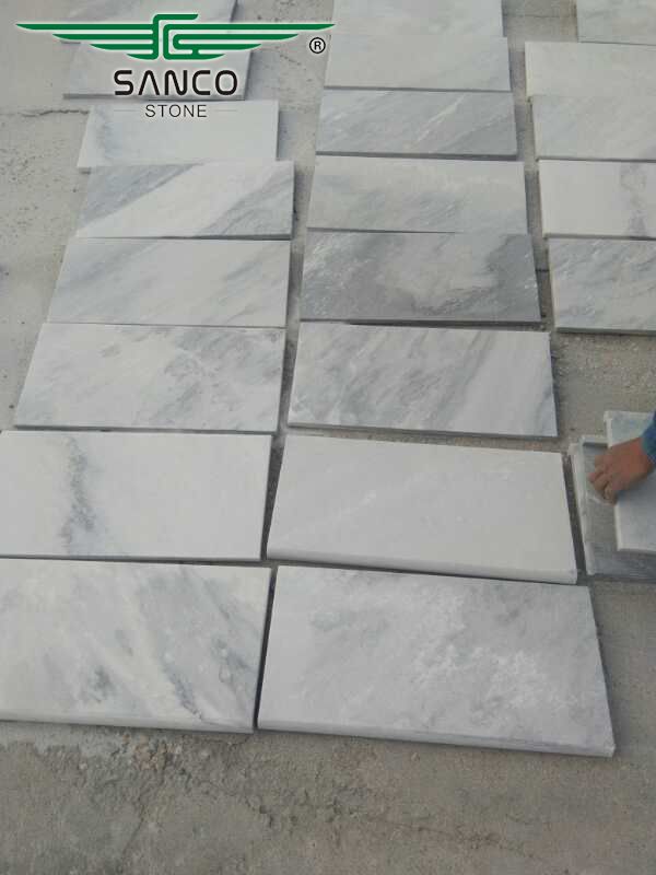 Chinese Grey Marble Sandblasted Swimming Pool Coping