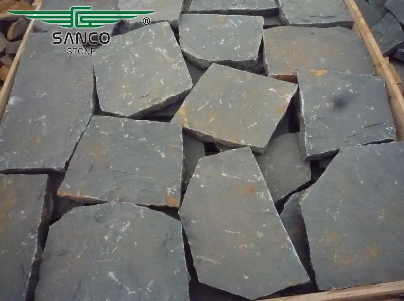 Basalt irregular shape natural surface loose stone