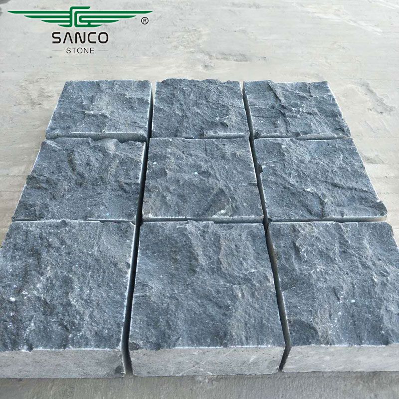 Black Basalt Cobblestones for Paving