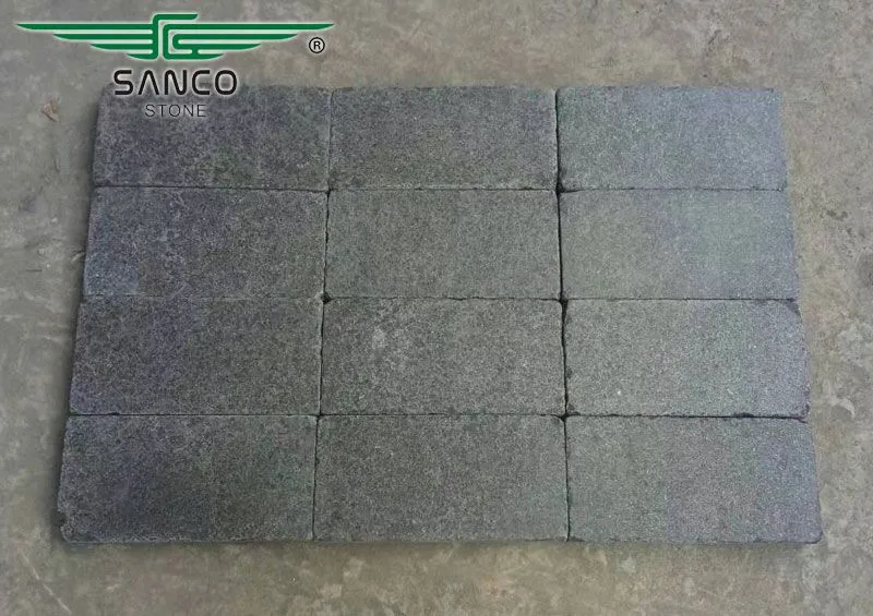 G684 Pearl Black Tumbled Stone For  Paving