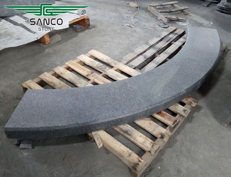 Arc coping stone