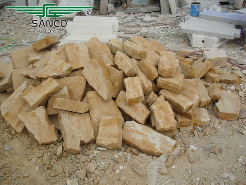 Yellow Sandstone Loose Paver Stone