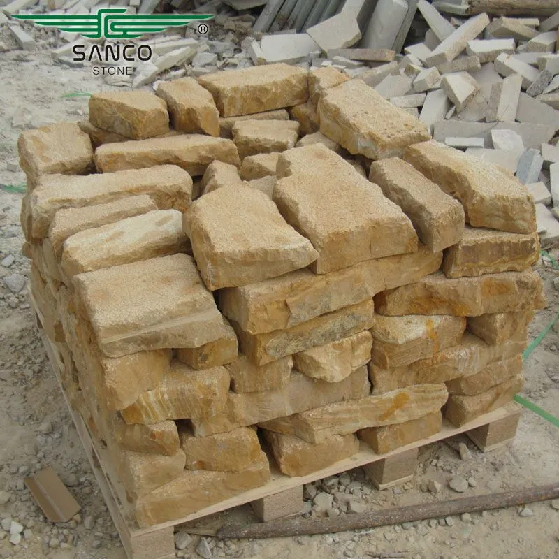 Yellow Sandstone Loose Paver Stone