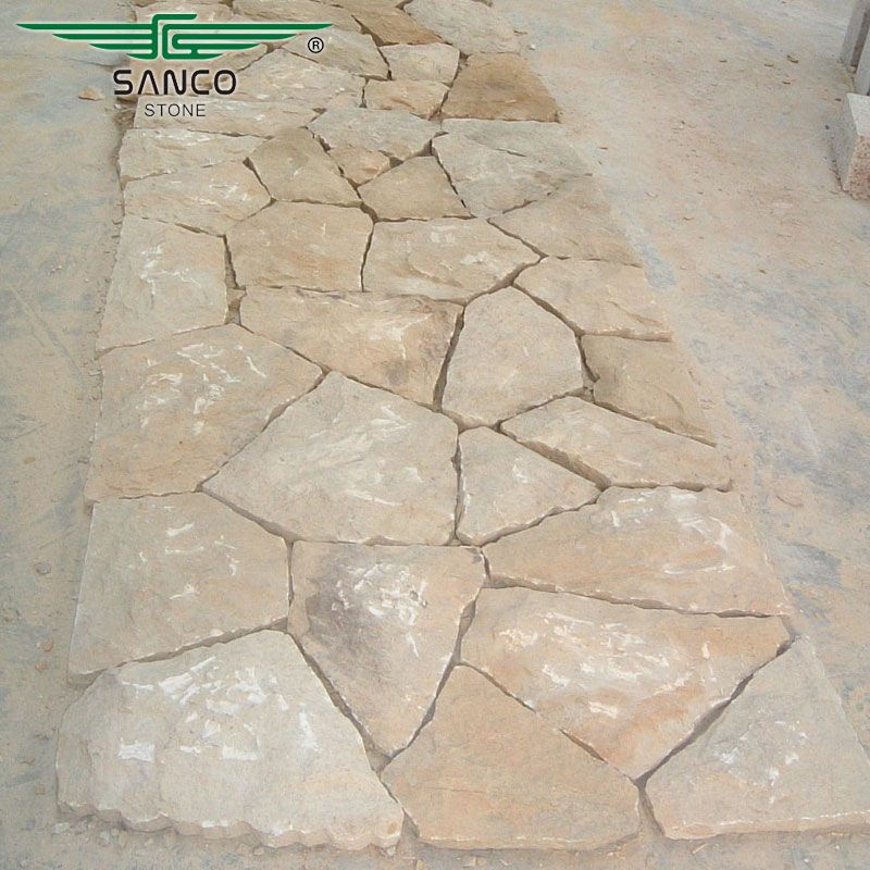 Yellow Sandstone Landscaping Stones Flagstone