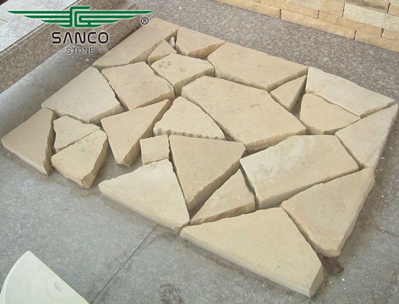 Yellow Sandstone Landscaping Stones Flagstone