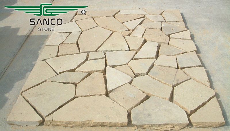 Yellow Sandstone Landscaping Stones Flagstone