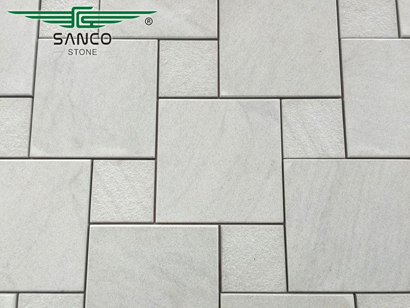 White Sandstone Tiles For Wall And Floor