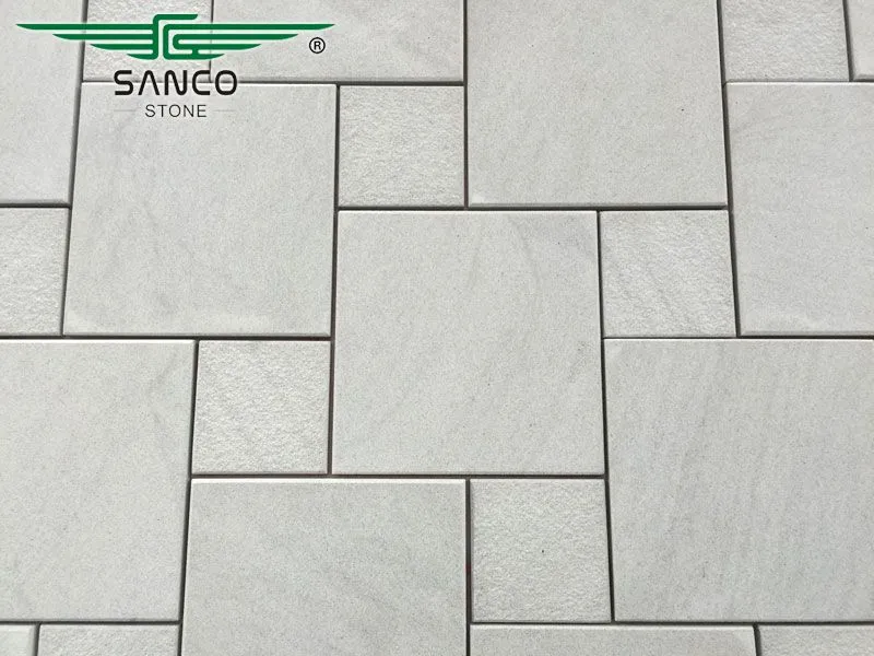 White Sandstone Tiles For Wall And Floor