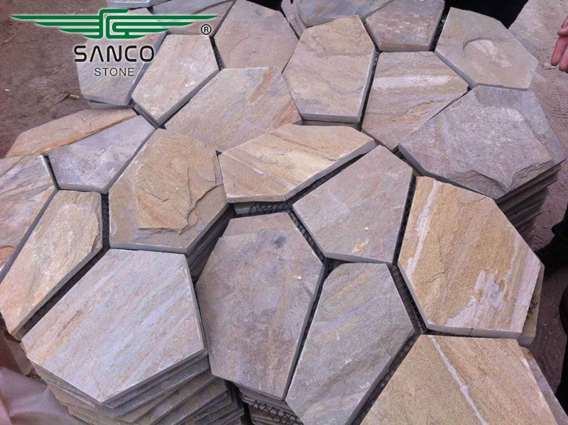 Chinese Multi Color Slate Irregular Flagstones