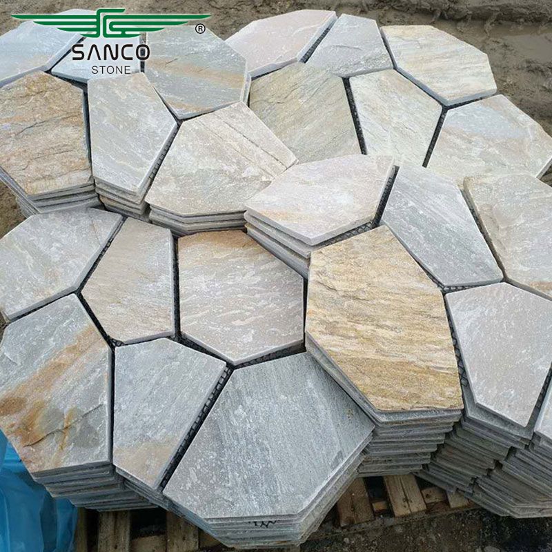 Chinese Multi Color Slate Irregular Flagstones