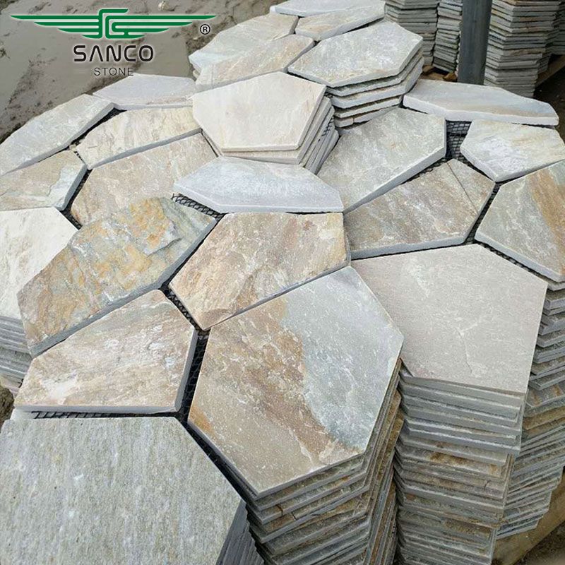 Chinese Multi Color Slate Irregular Flagstones