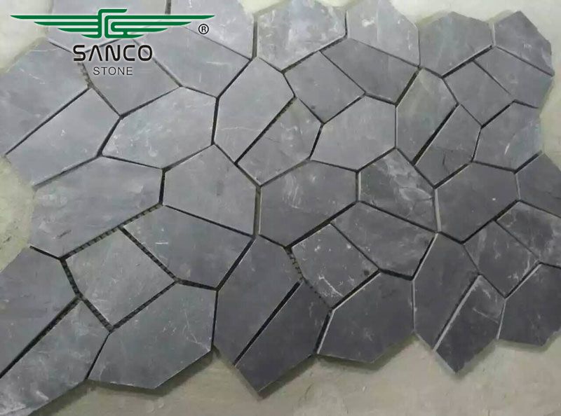 Black Slate Tiles Irregular Flagstone