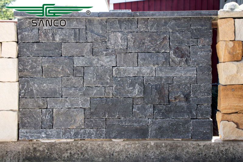 Black Limestone Field Stone Veneer