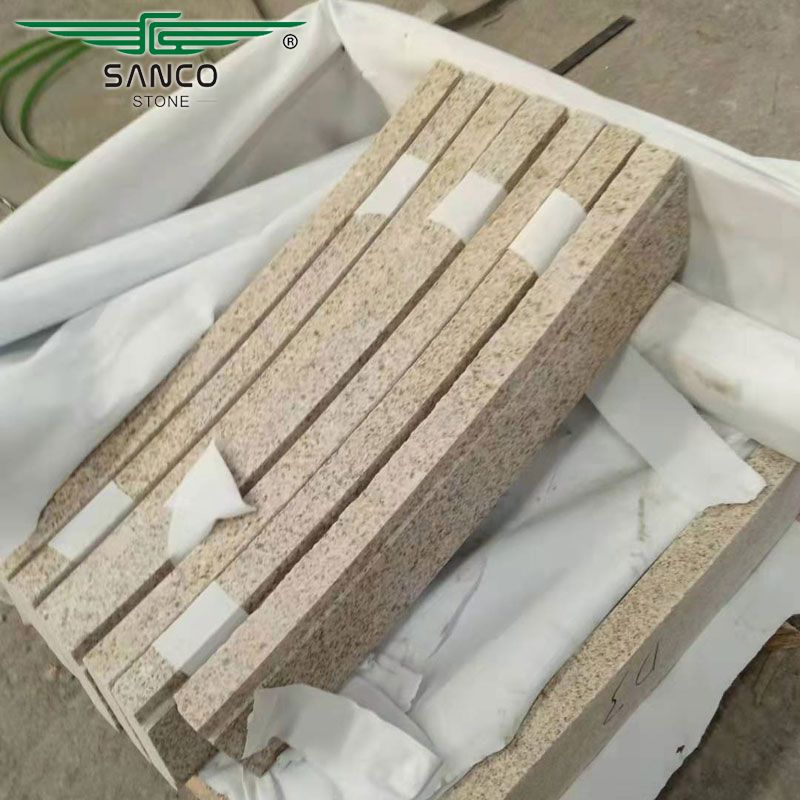 Cheaper Yellow Granite Stone Wall Covering