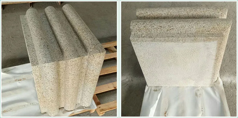 Cheaper Yellow Granite Stone Wall Covering