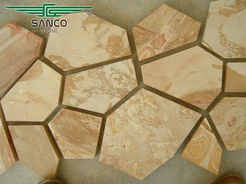 Sandstone Flagstone on Mesh